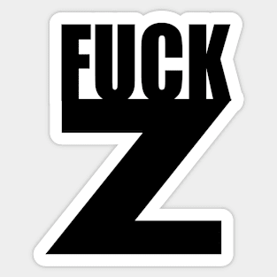 fuck z Sticker